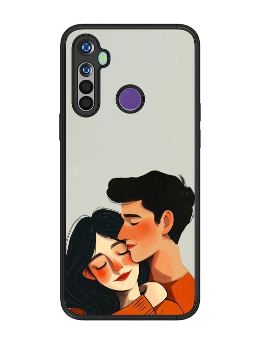 Craft Couples Glossy Soft Edge Case for Realme 5I Chachhi