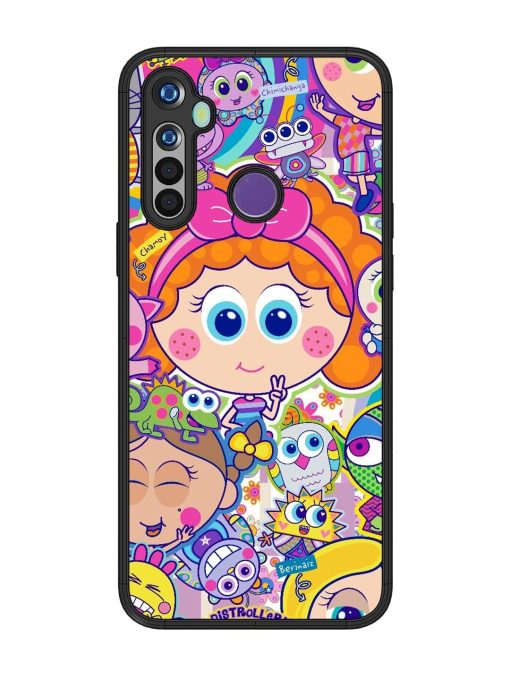 Distroller Friends Glossy Soft Edge Case for Realme 5I