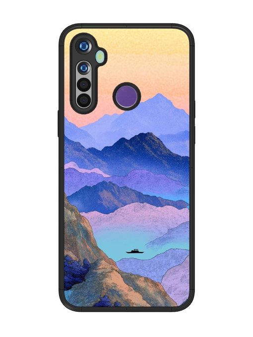 Mountain Mist Glossy Soft Edge Case for Realme 5I Chachhi