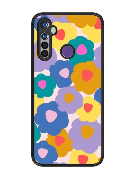 Flower Power Glossy Soft Edge Case for Realme 5I Chachhi