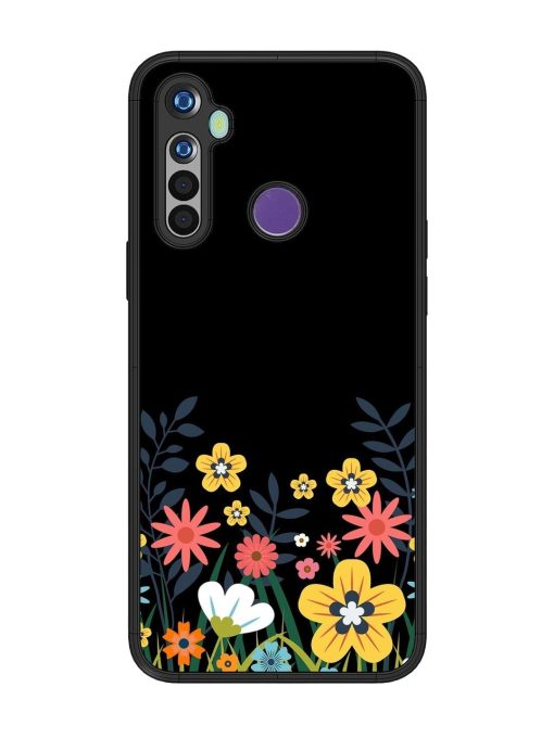 Floral Night Sky Glossy Soft Edge Case for Realme 5I Chachhi