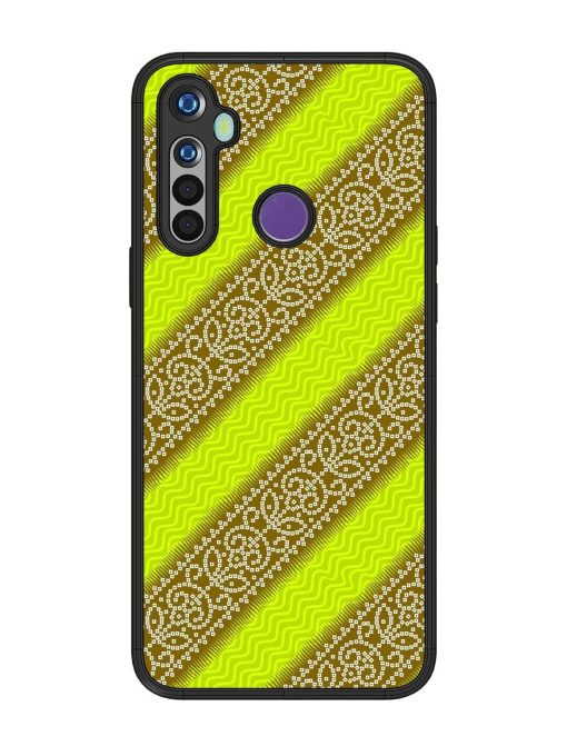 Golden Bandana Bliss Glossy Soft Edge Case for Realme 5I Chachhi