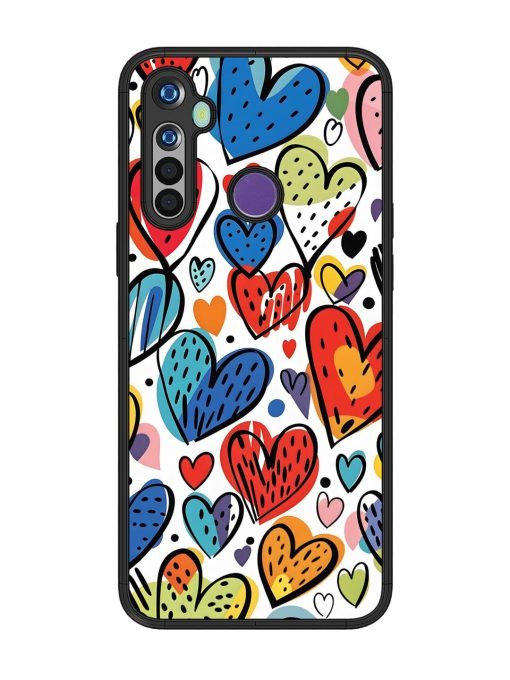 Heartfelt Harmony Glossy Soft Edge Case for Realme 5I Chachhi