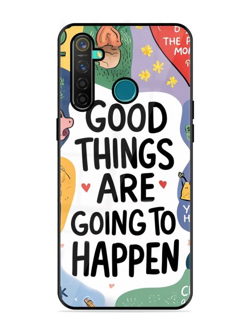 Uplifting Scribbles Glossy Soft Edge Case for Realme 5 Pro