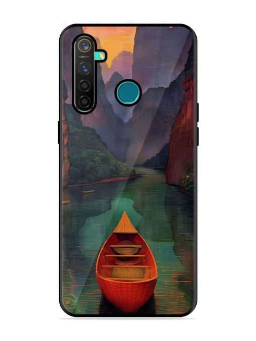 Serene Passage Glossy Soft Edge Case for Realme 5 Pro