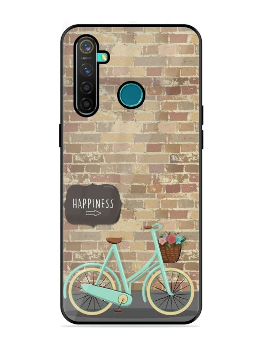 Pedaling Towards Happiness Glossy Soft Edge Case for Realme 5 Pro
