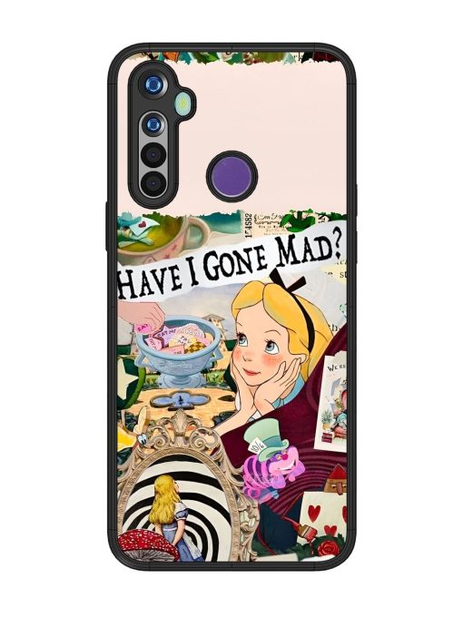 Mad Hatter'S Collage Glossy Soft Edge Case for Realme 5S Chachhi