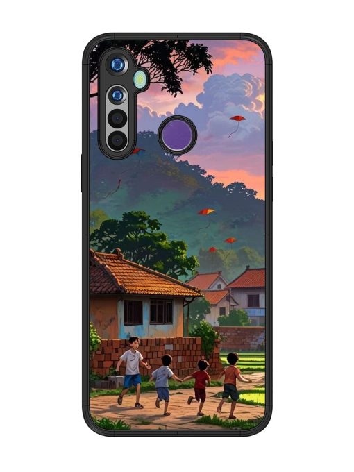 Sunset Play Glossy Soft Edge Case for Realme 5S