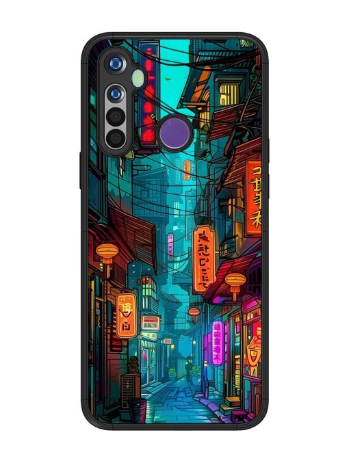 Neon Nightscape Glossy Soft Edge Case for Realme 5S Chachhi