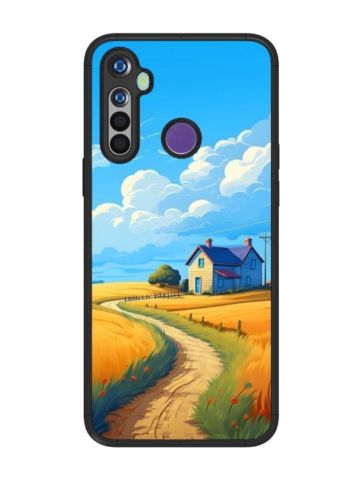 Countryside Cottage Glossy Soft Edge Case for Realme 5S Chachhi