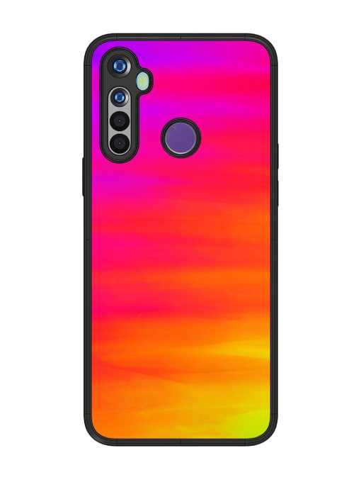 Neon Horizon Glossy Soft Edge Case for Realme 5S Chachhi