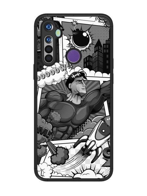 Comic Book Chaos Glossy Soft Edge Case for Realme 5S Chachhi