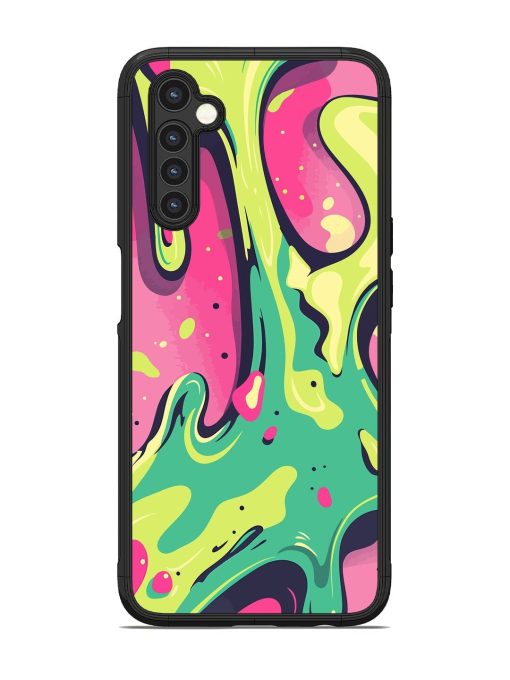 Gooey Grooves Glossy Soft Edge Case for Realme 6 Chachhi