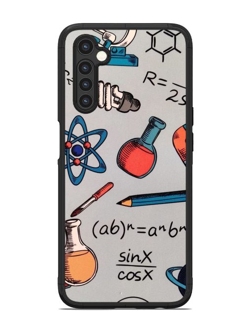 Science Doodle Glossy Soft Edge Case for Realme 6 Chachhi