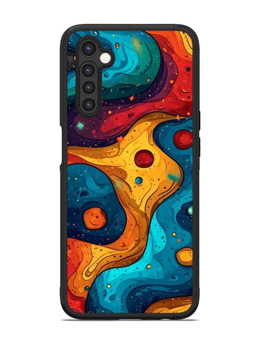 Cosmic Swirl Glossy Soft Edge Case for Realme 6 Chachhi