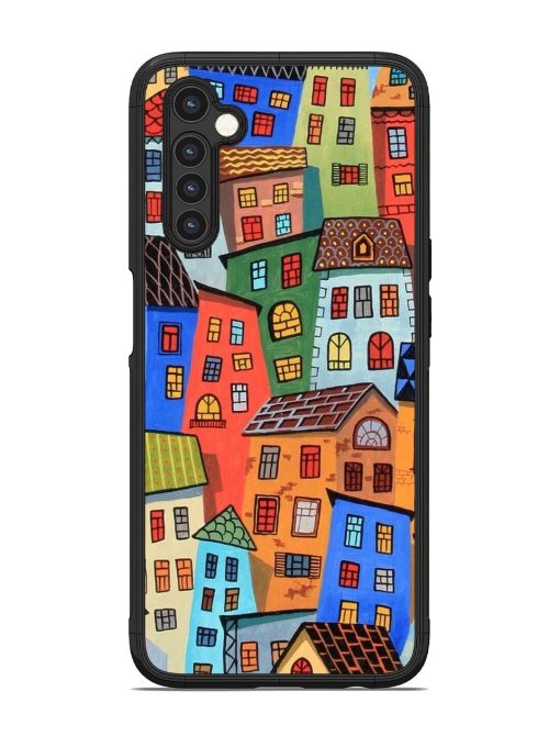 Rainbow House Glossy Soft Edge Case for Realme 6 Chachhi