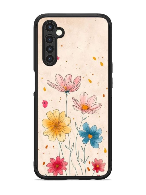 Delicate Bloom Glossy Soft Edge Case for Realme 6 Chachhi