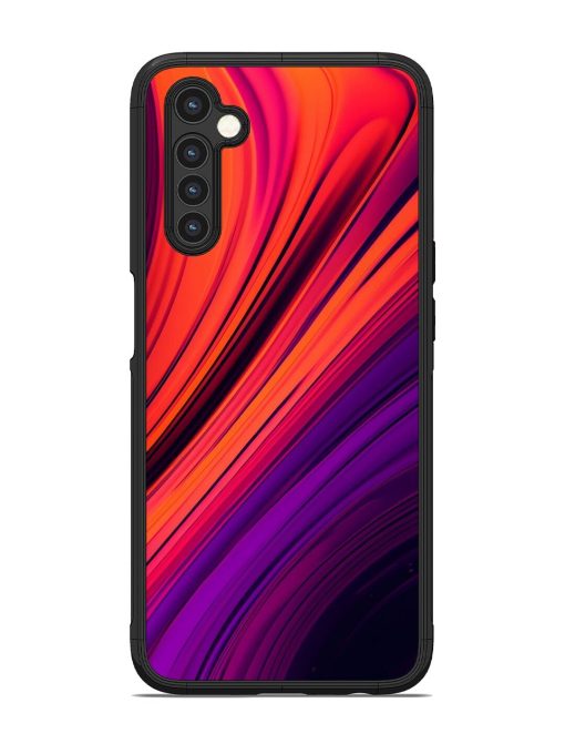 Crimson Curls Glossy Soft Edge Case for Realme 6 Chachhi