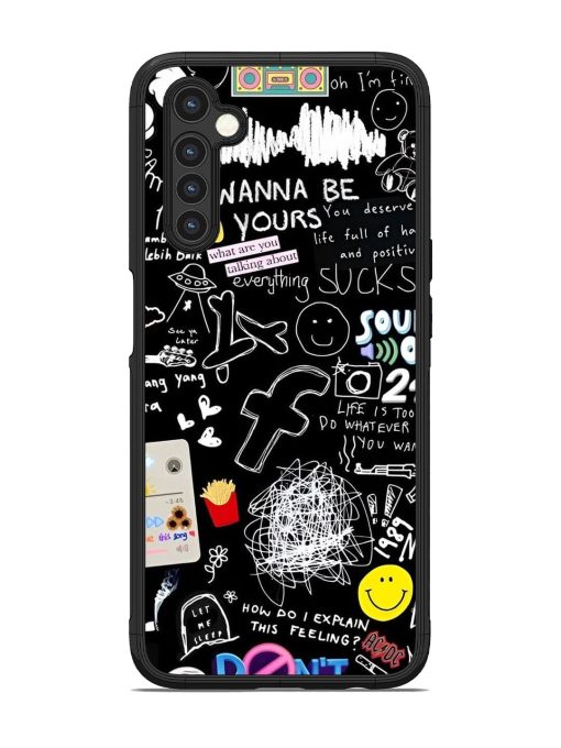 Doodle Diary Glossy Soft Edge Case for Realme 6 Chachhi