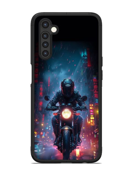 Neon Nights Glossy Soft Edge Case for Realme 6 Chachhi