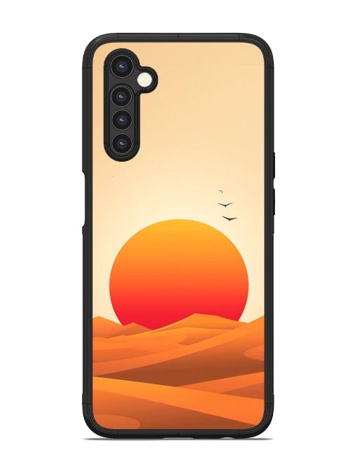 Desert Sunset Glossy Soft Edge Case for Realme 6 Chachhi