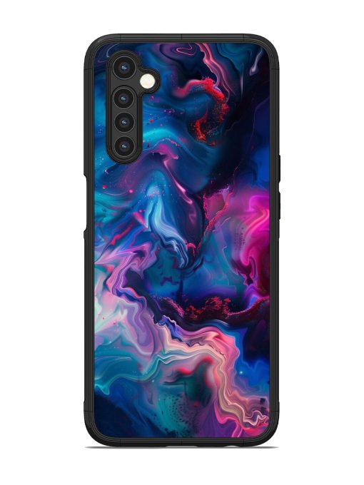 Cosmic Swirl Glossy Soft Edge Case for Realme 6 Chachhi