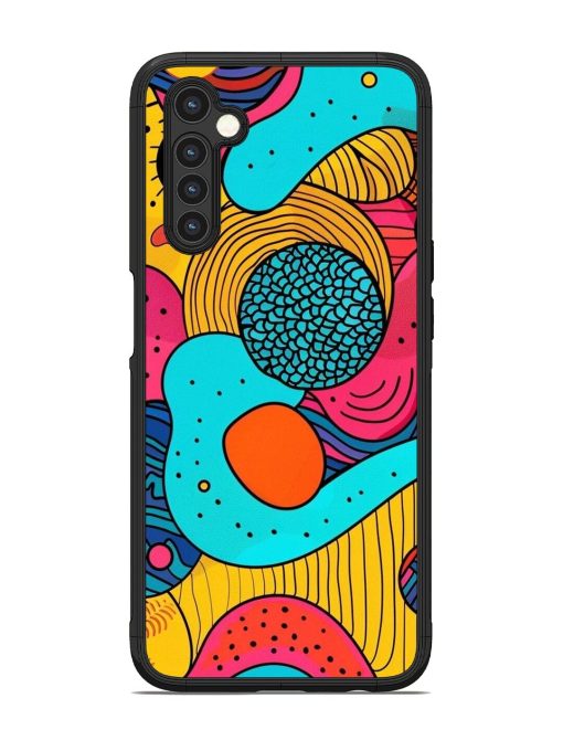 Psychedelic Patterns Glossy Soft Edge Case for Realme 6 Chachhi