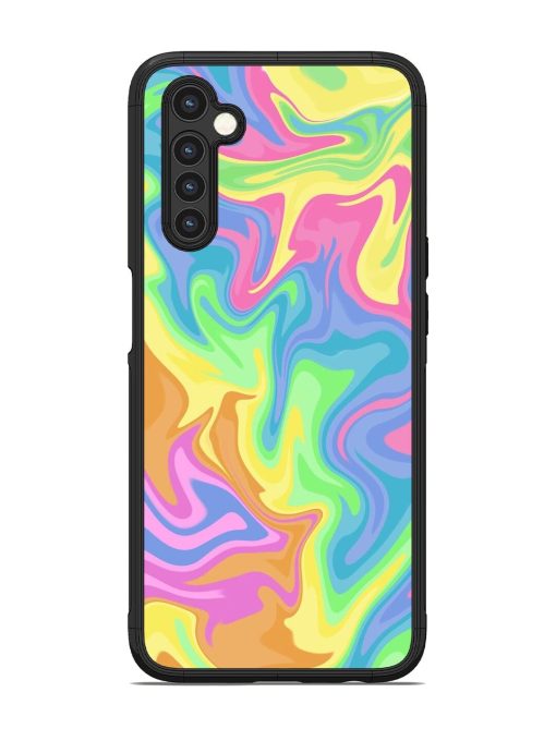 Whimsical Swirl Glossy Soft Edge Case for Realme 6 Chachhi