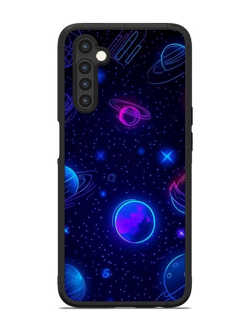 Neon Cosmos Glossy Soft Edge Case for Realme 6 Chachhi