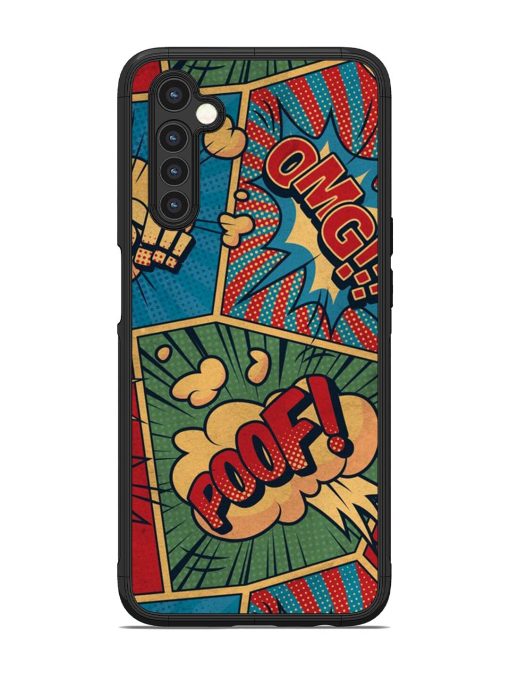 Comic Book Chaos Glossy Soft Edge Case for Realme 6 Chachhi