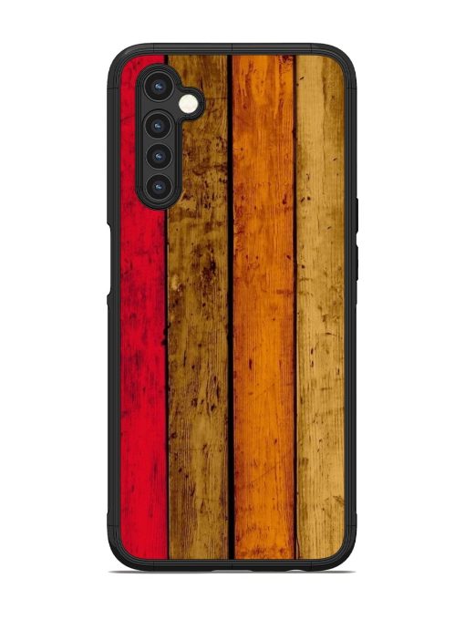 Colorful Woodgrain Glossy Soft Edge Case for Realme 6