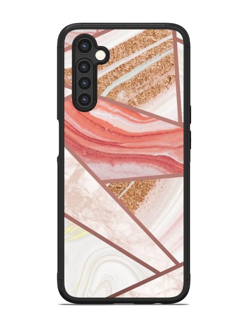 Rosy Mosaic Glossy Soft Edge Case for Realme 6 Chachhi