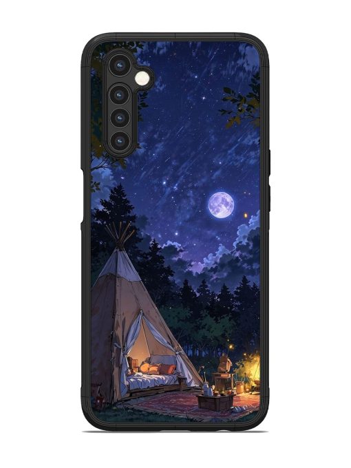 Moonlight Camping Glossy Soft Edge Case for Realme 6 Chachhi