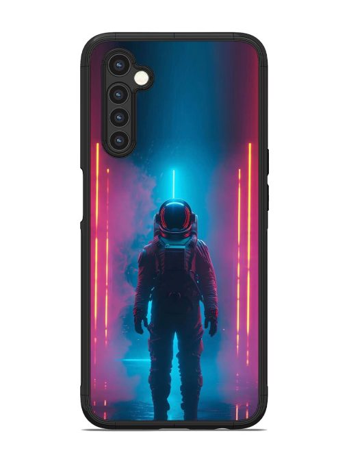 Neon Astronaut Glossy Soft Edge Case for Realme 6 Chachhi