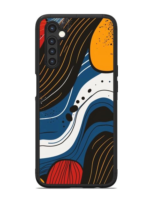 Abstract Expression Glossy Soft Edge Case for Realme 6 Chachhi