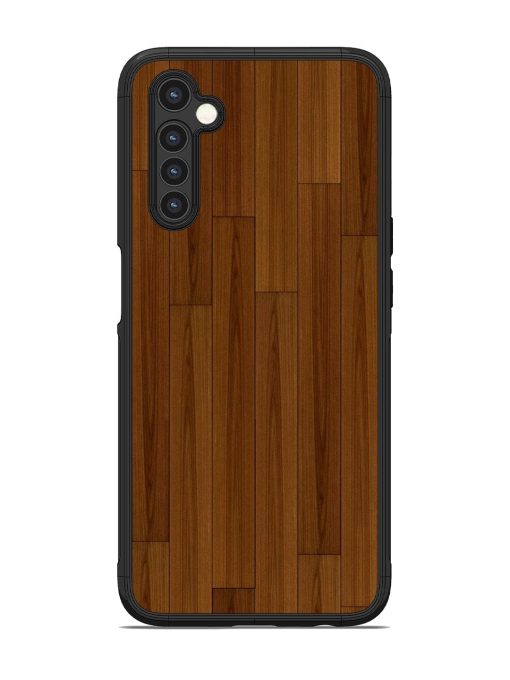 Warm Woodgrain Glossy Soft Edge Case for Realme 6 Chachhi