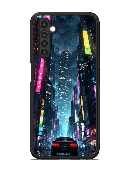 Neon Nightscape Glossy Soft Edge Case for Realme 6 Chachhi