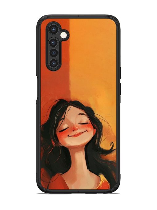 Neon Girl Glossy Soft Edge Case for Realme 6 Chachhi