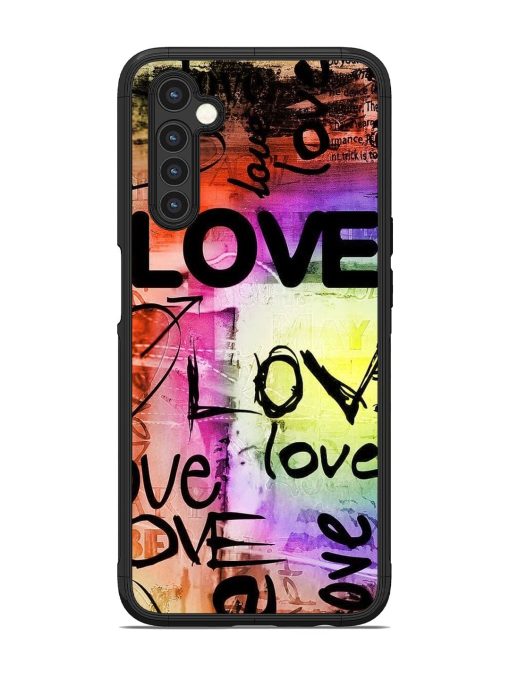 Love Graffiti Glossy Soft Edge Case for Realme 6 Chachhi