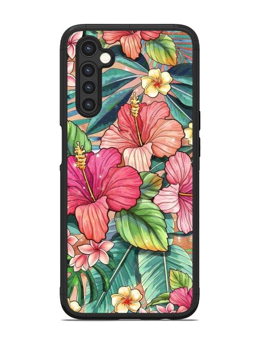 Tropical Tapestry Glossy Soft Edge Case for Realme 6 Chachhi