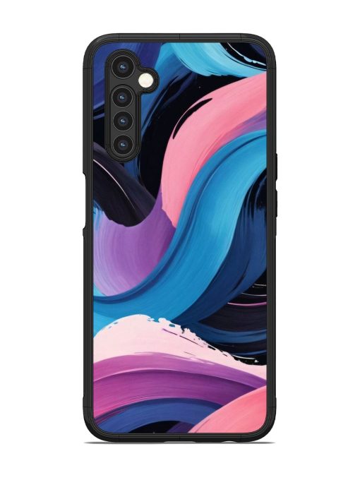 Whimsical Waves Glossy Soft Edge Case for Realme 6 Chachhi