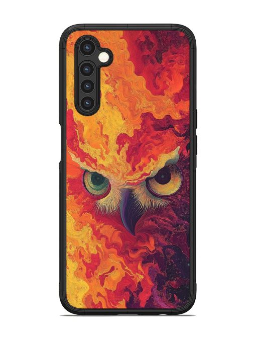 Fiery Owl Glossy Soft Edge Case for Realme 6 Chachhi