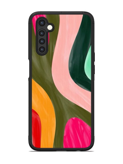 Wavy Wonderland Glossy Soft Edge Case for Realme 6 Chachhi