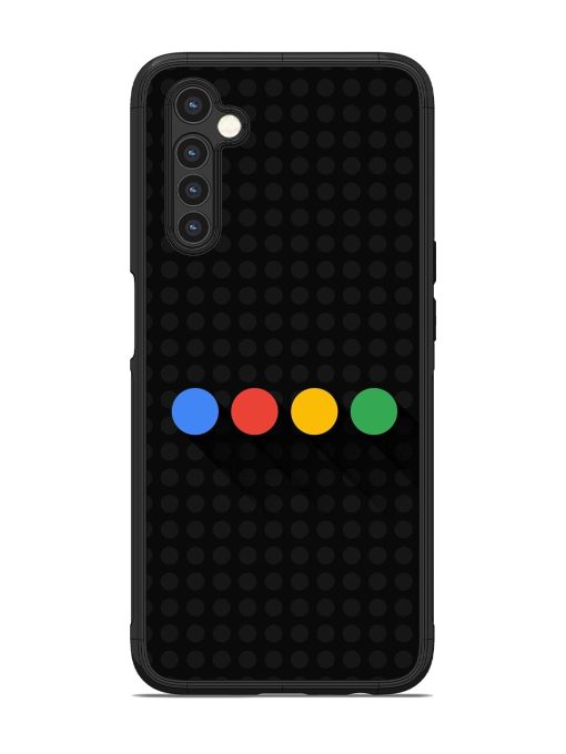 Google Dots Glossy Soft Edge Case for Realme 6 Chachhi