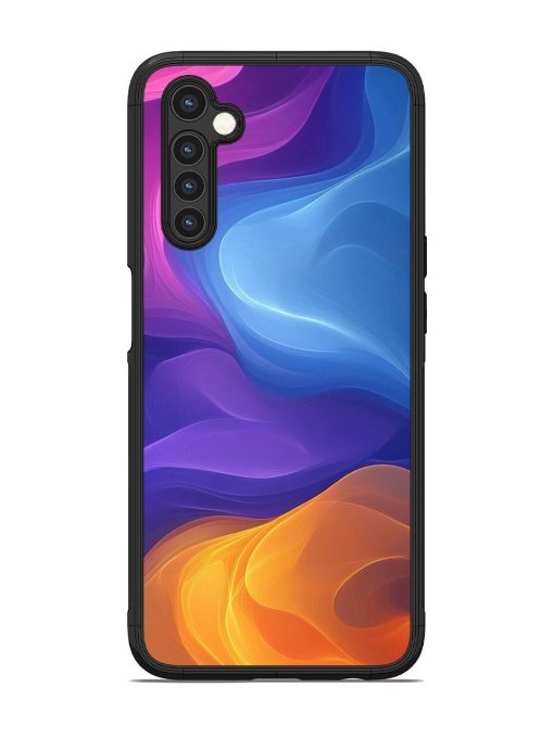 Cosmic Currents Glossy Soft Edge Case for Realme 6 Chachhi