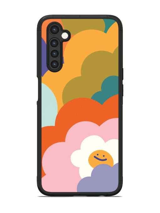 Happy Flower Power Glossy Soft Edge Case for Realme 6 Chachhi