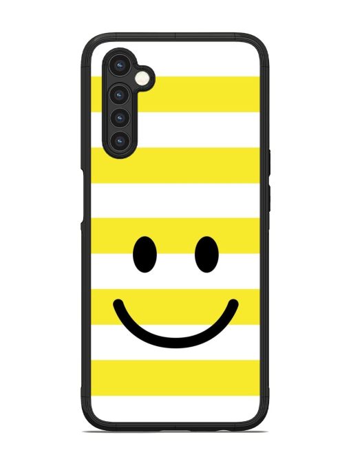 Smiling Stripes Glossy Soft Edge Case for Realme 6 Chachhi