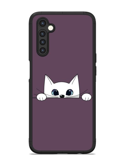 Peek-A-Boo Kitty Glossy Soft Edge Case for Realme 6 Chachhi