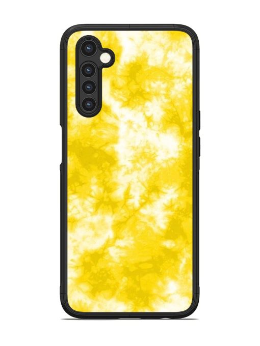 Golden Tie-Dye Twirl Glossy Soft Edge Case for Realme 6 Chachhi