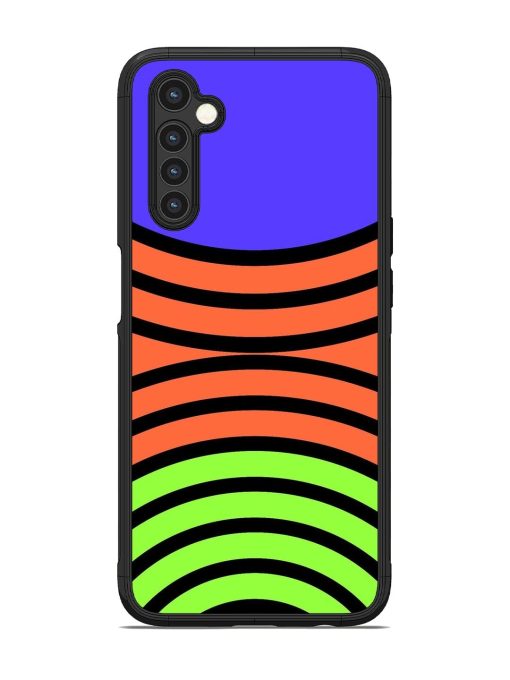 Psychedelic Stripe Symphony Glossy Soft Edge Case for Realme 6 Chachhi